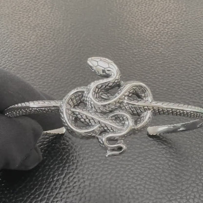 Snake Bracelet Bohemian Black Mamba Serpent Cuff Bracelet