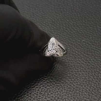 Triquetra Viking Celtic Trinity Knot Ring