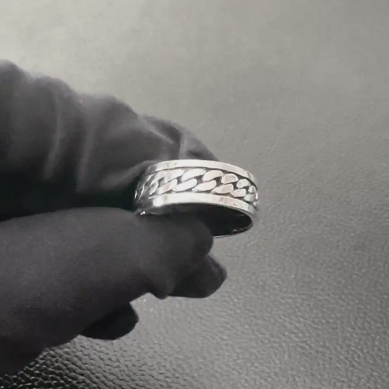 Handcrafted 925 Sterling Silver Infinity Knot Ring Viking Celtic Eternal Knot Endless Knot Ring Silver Jewelry Accessories Gift by VINTZ