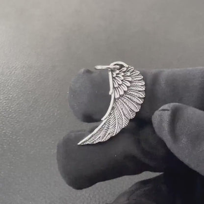 Angel Wing Bird Feather Pendant/Necklace