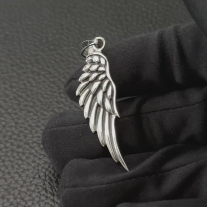 Angel Wing Bird Feather Pendant/Necklace